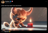 foobar/ @Oxfoobar what did ilya see? now we know 0:01 From OpenAI :