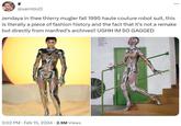 @saintdoII zendaya in thee thierry mugler fall 1995 haute couture robot suit, this is literally a piece of fashion history and the fact that it's not a remake but directly from manfred's archives!! UGHH IM SO GAGGED 2:02 PM. Feb 15, 2024 2.9M Views . wwww.you you a perfectly hard body Silver robot suit and shoes by Thierry Mugler Details, see In This Issue. and the Sh BUENOM MEN A supran sur Totabili ORGA ... p