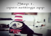 Step 1. open settings app _owen1514