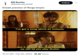 Ringo biopic meme Bill Brasky @BillBrasky2620 Sneak preview of Ringo biopic Follow I've got a song about an octopus. Jam it up your ass. You're lucky we still let you play drums. 10:14 AM. Feb 20, 2024 16.4K Views ...