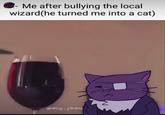 Me after bullying the local wizard (he turned me into a cat) @mossy-pocketz