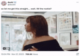 ducki @dxckiii so let me get this straight.... wait. IM the rookie? II GIF 10:04 PM . Nov 27, 2023 708.9K Views ...
