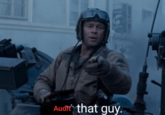 Audit' that guy.