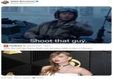 Adam Brinneman @spaceghost323 Shoot that guy. TheBlaze @theblaze Feb 6 Sure, the left has Taylor Swift, but we have Catturd dlvr.it/T2NvwG 8:41 PM. Feb 6, 2024 35 Views