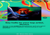 Wodos top 1 artist Spotify < Say hello to your top artist, Wodos X You're a top 0.0001% blasphemer and you spent 69,420 minutes together masturbating to kill yourself Share this story