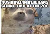 AUSTRALIAN VETERANS SEEING EMU AT THE ZOO imgflip.com 3-4