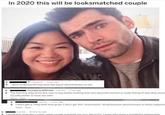 In 2020 this will be looksmatched couple 12 points 1 hour ago i dont understand? they look like equal attractiveness to me. HypergamousREEmale 4 points 1 hour ago The fact that they think this man is way better looking than this beautiful woman is really telling of who they would actually prefer to have sex with. Share Save 14 points 1 hour ago I don't get it. They both look great. I don't get this "looksmatch" thing because attractiveness is really subjective Share Save 14 points 59 minutes ago I think they look like a super sweet couple and both are very attractive. I hope they have a wonderful relationship.