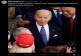 Mike Sington @MikeSington • 8h President Biden's priceless reaction upon seeing Marjorie Taylor Greene at SOTU wearing a MAGA hat. CLE. mro 10kor 304 TRUMPNY 430 4K 71K ↑