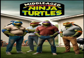Time flies | /r/memes MUTANT MIDDLE-AGED NINJA TURTLES @the.artificial.dad