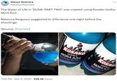 Alexyz Guevara @AlexyzGuevara ... The Water of Life in ‘DUNE: PART TWO' was created using Kosako Vodka Mora Azul. Rebecca Ferguson suggested to Villeneuve one night before the shootings. (Source: @Variety) • 7:02 PM Mar 9, 2024 938.4K Views 315330OWNSNO ALASA CINO PA TO ES NOCIVO PARA LAS KOSAKO VODKA BEBIDA ALCOHÓLICA PREPARADA CON REFRESCO DE MORA AZUL Y VODKA MORA AZUL Contenido Neto 2L 5.5% Alc. Vol. KOSAK MORA AZ BEBIDA ALCOHOLICA PREPARA REFRESCO DE MORA AZUL VODKA 5.5% Alc Contenido Neto 2