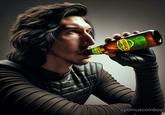 Kylo Ren drinking Cerveza Cristal optimuscomboy CRISTAL CRISTAL CERVEZA REFRESCANTE