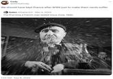Cody @AltHistCody We should have kept France after WWII just to make them nerds suffer . Galan @GalanZJ1 · Mar 2, 2022 The first time a French man tasted Coca-Cola, 1950. 1:44 AM Sep 8, 2022