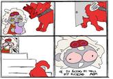 HE IS GOING TO TELL MY F------ MOM