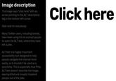 Image description The image says "click here" with an arrow pointing to the ALT description tag in the bottom left corner. Side note for everybody: Many Twitter users, including brands, have been using this to prompt people to open the ALT text, where they have left a joke. ALT text is a hugely important accessibility tool designed to help people navigate the internet more easily, so it shouldn't be used as a punchline. This is especially true if the ALT text doesn't describe the image, leaving blind and visually impaired people out of the joke. Click here