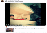Dete @NxtDeterio - 17h "Kyle Rittenhouse was murdered" II GIF SENORGIF.COM Scottacular @Scottcrates. Mar 20 Kyle Rittenhouse was murdered tonight in Tennessee. 0:50