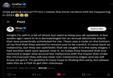 Crafter ⭑ @Craftiest ninja getting cancer??? bro i swear the most random s--- be happening in 2024 Post Ninja >>> @Ninja Subscribe Alright I'm still in a bit of shock but want to keep you all updated. A few weeks ago I went in to a dermatologist for an annual skin/mole check that Jess proactively scheduled for me. There was a mole on the bottom of my foot that they wanted to remove just to be careful. It came back as melanoma, but they are optimistic that we caught it in the early stages. I had another dark spot appear near it, so today they biopsied that and removed a larger area around the melanoma with the hopes that under the microscope they will see clear non-melanoma edges and we will know we got it. I'm grateful to have hope in finding this early, but please take this as a PSA to get skin checkups. 9:44 PM Mar 26, 2024 857.2K Views 419 416 11K 268 ↑