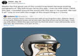 F#A#∞, fka @coopercooperco Maybe the first good use of the cursed long tweet because posting paragraphs of "My kids know me as this ape. I met my wife when I WAS this ape. I travelled around the world with this ape in my pocket. We had it all." only to end with the image of this stupid thing is v v funny. vydamo @vydamo 17h It is with a heavy heart I announce the sale of my long term ape, Salazar. Most of my early followers know me as this ape. My kids know me as this ape. I met my wife when I WAS this ape and had my first kid when I was still proudly wore this ape. By extension, it is part of me..... Show more