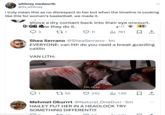 whitney medworth @its_whitney i truly mean this as no disrespect to her but when the timeline is cooking like this for women's basketball. we made it. shove a dry contact back into their eye oncourt. 9:06 Now they do it. 271 42 11 781 ☐ Shea Serrano @SheaSerrano. 1m EVERYONE: van lith do you need a break guarding caitlin VAN LITH: I'm okay. 1 155 342 lil 1.6K Mehmet Okurrrt @Natural_OneDurr⚫5m HAILEY PUT HER IN A HEADLOCK TRY SOMETHING DIFFERENT!!! ...