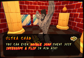 ULTRA CHAD wwww YOU CAN EVEN DOUBLE JUMP THEN! JUST INTERRUPT A FLIP IN MID AIR!
