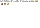 My fatass thought this was pizza -100 n
