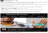 Philip DeFranco III @PhillyD Apparently MKBHD is a bad actor because he didn't sugarcoat his review of a $700 product with a monthly subscription. Its not on him to play interference/PR Rep for the company if V1 of their product isn't good. He has never struck me as someone excited to s--- on products. Daniel Vassallo @dvassallo Apr 15 I find it distasteful, almost unethical, to say this when you have 18 million subscribers. Hard to explain why, but with great reach comes great responsibility. Potentially killing someone else's nascent project reeks of carelessness.... Show more < Marques Brownlee Home Videos Shorts Live Playlists $700 The Worst Product I've Ever Reviewed... For Now Marques Brownlee 962K views 7 hours ago 12:54 PM Apr 15, 2024 297.4K Views 25:04