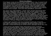 How I've Been I've done a lot since you last heard from me. It wasn't all bad. After getting out of the psych ward, I left home and went to live with my girlfriend. I like to think all my good luck went into having her around. We had rough days during this, but she was so caring, didn't judge me for mistakes I made years ago, knew what decisions were healthy, and never stopped believing I wasn't that same person any longer. You are the greatest, sweetie! As soon as I felt stable, I took care of her because this situation affected her a lot too. All of this wasn't fair to her, and I helped cause it. For both our sakes, I cannot and will not make a mistake like this again. I work hard every day to make sure our future together can be a happy, comfortable life. We had a particularly memorable night where I opened up about the full timeline that got me here. I cried a lot, but by the end of it, we were acting like things were normal again, laughing and making fun of each other. It was a big turning point. I think it was the moment I finally forgave my past self. I didn't get another job but instead lived as a house husband, making sure everything was taken care of for her. My care made me a better chef and gave me a greater understanding of what she's always done for me. I had some struggles with spending every waking moment writing down video ideas because it was the only routine I knew. My girlfriend liked that I was passionate about something at first, but later worried because it put pressure on me to consider a return to videos. She was right, but stopping was an especially difficult thing to do. This craft has been so much of my life up to this point, and I've always loved the joy it brings to others. It gave me a strong purpose. I just kind of sat around for days, not knowing what to do with myself.