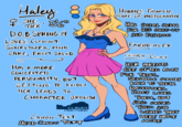 Maley 8 4. SHER · 50600 D.O.B.SPRING 14 HOBBIES: FASHION, MAKE-UP, PHOTOGRAPHY HAS SOCIAL MEDIA FOR HER MAKE-UP AND FASHION LOVES; COCONUT SUNFLOWER, PINK FRIEND ALEX CAKE, FRUIT SALAD FAMILY: Emmy HER PARENTS HAS A MORE ARE OFTEN AWAY CONCEITED PERSONALITY, BUT GETTING TO KNOW HER LEADS TO CHARACTER GROWTH CLOUDY PINKTWINK CANON TEXT HEAD CANON TEXT FOR TRIPS, SENDING MONEY BACK TO THEIR DAUGHTERS. HALEY LOVES THEM, BUT ALSO MISSES THEM AND WISHES THEY WERE HOME MORE