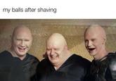 my balls after shaving