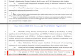 21 22 22 23 24 222 Plaintiff's Independent Testing Confirms the Presence of PFAS Chemicals in the Product 54. Plaintiff sought independent third-party testing to determine whether the Product contained PFAS chemicals. 55. Plaintiff's independent testing was conducted in accordance with accepted industry standards for detecting the presence of PFAS. 25 26 28 Id. 27 28 29 https://www.epa.gov/pfas/meaningful-and-achievable-steps-you-can-take-reduce-your-risk (last visited February 24, 2023). 30 https://www.healthline.com/health-news/how-to-reduce-your-exposure-to-pfas-the-hidden- toxic-forever-chemicals #How-to-limit-PFAS-exposure (last visited February 24, 2023). CLASS ACTION COMPLAINT 13 Case 5:23-cv-03885-SVK Document 1 Filed 08/02/23 Page 14 of 38 1 2 3 4 5 6 7 8 9 10 56. Plaintiff's testing detected material levels of PFAS in the Product, including significant levels of Perfluoro-1-butanesulfonic acid (PFBS), Perfluoro-n-decanoic acids (PFDA), Perfluoro-n-dodecanoic acid (PFDoA), Perfluoro-n-heptanoic acid (PFHpA), Perfluoro-n- octanoic acid (PFOA), Perfluoro-n-tetradecanoic acid (PFTeDA), Perfluoro-n-undecanoic acid (PFUdA), and Perfluorooctanesulfonic acid ("PFOS"). 57. Thus, Defendant's Product exposes hundreds of thousands of unsuspecting consumers to toxic synthetic chemicals in direct contradiction to their uniform label claims. In fact, the EPA recently tightened its lifetime health advisory levels for PFOA and PFOS exposure in drinking water. For PFOS, the recommendation is 0.02 ppt. 31 58. 59. The amount of PFOS found within the Product from Plaintiff's testing is 11 approximately three times the recommended lifetime health advisory for drinking water.