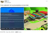 NRO @link16tdl THE LIBRARY OF ALEXANDRIA IS ON FIRE ED Wed, April 24 do stuff on Steam Workshop rking on removing all Nintendo related stuff from Steam Workshop u may have noticed that certain Nintendo related workshop items have recently been taken down. This e takedowns came from Nintendo. his is fair enough. This is Nintendo's content and what they allow and don't allow is up to them. They do with that stuff in Garry's Mod - that's their decision, we have to respect that and take down as much a ngoing process, as we have 20 years of uploads to go through. If you want to help us by deleting your ads and never uploading them again, that would help us a lot. Rate Up 1,790 Discuss • 8:33 PM Apr 24, 2024 1.2M Views • Sha CAKEWAY BB MPH