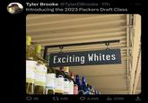 Tyler Brooke @TylerDBrooke - 17h Introducing the 2023 Packers Draft Class Exciting Whites LIVING IVIN S LIVING CHABL LIVING CHABLIS PINC LIVI C CHA CABER 56 439 4,446 ılı 220K 9 600