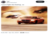 1320 @sovietsoleri I won't fight the feeling.. xx 9:35 AM Apr 22, 2024 22.6K Views Follow ...