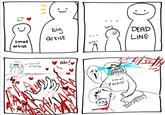 (. Small artist Big artist -smal artist ah!♥ Smol smol Vartist big DEAD LINE BIGARTIST