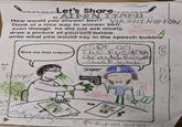 Let's Share ALAIDEN TYRELL How would you answer ben? WASHINGTON Think of a nice way to answer ben, even though he did not ask nicely. draw a picture of yourself below. 0/10 Unacceptable write what you would say in the speech bubble. eton Give me that crayon!") The f------ Booger groud. Booger Cuck bitch Sniper art ally? VERY Innertra SUR This is not you. Richard Nixon