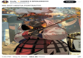 Andy HADES 2 SPOILERS!!!!!! Follow @thefuckistevvs WE GOT HESTIA PORTRAIT!!!! 0540 1:45 PM ⚫ May 6, 2024 684.3K Views th Swt :