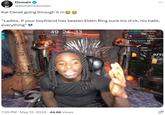 Domain @domainsdomain Kai Cenat going through it rn "Ladies, If your boyfriend has beaten Elden Ring suck his d*ck, his balls, everything" ❤❤ 49 24 33 HOURS MINUTES SECONDS . 7:35 PM May 12, 2024 · 44.6K Views . jamankaya: LMAOOOO inklink232: Bumano Way: W kai Assassin Kaya: Imaooooooo00 DAšiangotban: : YESSSS Swezit: W kathyyv: UMM Oselrusre: ??????????? 9710 Deat