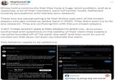 Mightykeef @MightyKeef Shizzy told a community that they have a huge racist problem, and as a response, a lot of their members went full twitter mode. Deflected towards accusations with literally zero research. These two are perpetuating a lie that Shizzy was part of the smash players who got outted as pedos back in 2020. They didnt even try to do any research. They are confusing him with the pro smash players. THEY THINK SHIZZY WAS A PRO SMASH PLAYER LOL. And when confronted with questions on the validity of their claim they create a narrative founded off of "he said/ she said" and then post an out of context pic that does not even corroborate the claim. This behavior needs to be called out. Reply Related posts Post your reply hba & pyrex fan saksfifthfan27-May 13 he didn't know until after the fact and cut them off after Imfao there's legit a video of him reacting to the fact one of his best friends was a predator and he deadass doesn't talk to him or anything anymore, good job on spreading misinformation 137 UndergroundShell ONicherererShell May 13 He did in fact know before the fact, he flat out tweeted about knowing before the fact, unless you're saying he retroactively lied? Why was he going with them to meet minors in mexico? Dude bitches about racism with Vtubers, but is friends with an ACTUAL P--------.com/visecs/status/ You're unable to view this Post because this account ner who can view their Pats La 12:47 AM-May 15, 2004-590.2 views 口 Post your reply 4 AM Neply In The Gawd SORS @visecs Subscribe YO @xD1x I JUST F------ SPOKE TO YOU AND YOU ASSURED ME YOU AINT DO ANYTHING! WHAT THE F--- N----?! HokutoNsTiam (TAL) May 15 Aright, got some more context for the situation Vises was in the Smash Bros circle, and was friends with multiple dudes who got outed as being predators. Specifically D, Nairo, and a guy named smashbros Summary of sexual and non-sexual