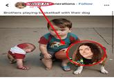 < Weird Al Generations Follow 3d Brothers playing basketball with their dog