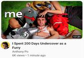 me I Spent 200 Days Undercover as a Furry Anthony Po 6K views 1 minute ago 17:31