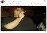 Pericles 'Perry' Abbasi @ElectionLegal · Follow RIP Morgan Spurlock. This was the result of my 35 year self-experiment called Super Seed Oil Me 6:48 PM - May 24, 2024 X