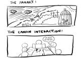 THE FANART: THE CANON INTERACTION: uh does an 18 hit?