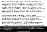 During the early days, the studio kept its work on Suicide Squad a secret, even from potential hires. Several people who came on board during this era said they were surprised when they first arrived at the offices to learn that they would be working on a multiplayer game, not at all what Rocksteady was known for. Many would depart as a result. Over time, the leaders' vision kept morphing, most notably switching from an emphasis on melee combat to heavily focusing on guns. The change left some staff members wondering why protagonists such as Captain Boomerang, known for fighting with his namesake weapon, would suddenly pivot to gunplay. This article was gifted to you by a Bloomberg * subscriber! To explore more, Create an account or Sign in