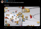 juan @juanbuis. 3h wow apple's new ai emoji look incredible! wait what 26 116 1.7K ılı 160K