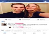 < Search 2 Like Comment Share Danny A We look so much like a couple here hahahaha 4 hours ago · Like · 1. Reply Emily A couple of bestiesss 4 hours ago Like 1 Reply Write a comment... Post III =