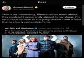 Can't wait to hear it ↑ Anson Mount✔ @ansonmount Post Follow This is so interesting. Please tell us more about this contract I apparently signed in my sleep. I'm so curious to hear all the juicy details from a feed that is clearly not a click-farm. MARVEL Marvel Updates @marvel updat3s 1d The Inhumans from the Inhumans series will return in 'AVENGERS: SECRET WARS'