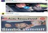 Pop Base Jun 20, 2024 @PopBase. Follow Putin and Kim Jong Un driving around together in new video. X O a nap plz @808nobody. Follow Bimbo summit communism edition NEW YORK POST 15 METRO EDITION www.nypost.com EDNESDAY, NOVEMBER 29, 2006/Mild overcast, then some sun. 64/Weather: Page 36 Bimbo summit It's a meeting of the minds as best pals Lindsay Lohan, Britney Spears and Paris Hilton leave an LA. late-night spot. SEE PULSE: PAGE 39 12:00 AM - Jun 21, 2024 Watch on X 75¢