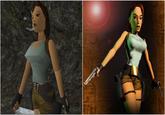 there are people who believe that lara croft in tomb raider 1 ps1 is a realistic woman it's so stupid, she wasn't in 1996 she wasn't today
