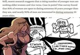 Still, recent research suggests that a rising number of younger men are seeking older women and vice versa. Case in point? One survey found that 81% of women are open to dating someone 10 years younger than they are, and nearly 90% of men are interested in dating someone 10 years older. HAG MACHINE 200MER GIRLS TWINK ZOOMERS I...UNDERSTAND.. I LIKE OLDER WOMEN I'M..AHAG LOVER...