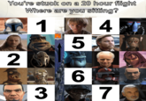 You're stuck on a 20 hour flight Where are you sitting? 2 1 3 5 EVIT 4 66 7