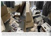 The Washingt TENJEN Documents were discovered spilled out on the floor of a closet at Donald Trump's Mar-a-Lago before a law enforcement search in 2022, according to proscutors. (US Department of Justice) BANKERS BEN 5
